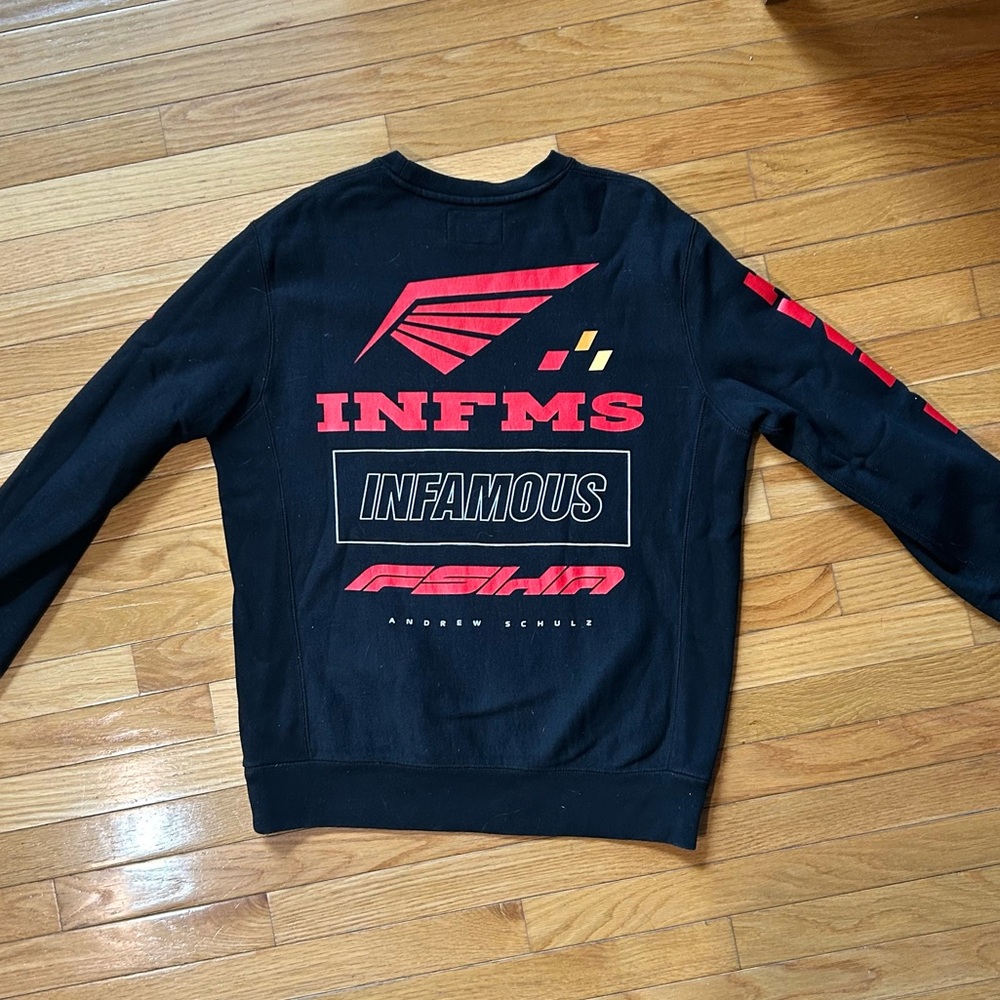 Andrew Shultz Infamous Comedy Tour Merch Fashun Crewneck Size Medium